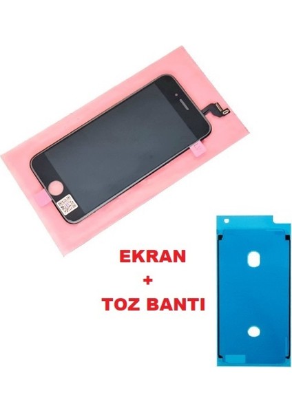 Iphone 6s LCD Ekran Dokunmatik (+Tozbantı Lw Marka) Siyah