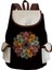 SJ3092 Mandala Sırt Çantası Mandala Baskı Çiçek Unisex Yüksek Kapasiteli Özelleştirilmiş Taşınabilir Büzgülü Çantalar Kadın Sırt Çantası Genç Kızlar Gizli Sakli Konusmalar (Yurt Dışından) 1