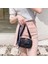 Siyah Yeni Küçük Fermuarlı Crossbody Çanta Kadınlar Için 2023 Yaz Pu Deri Omuz Askılı Çanta Kız Için Çanta Moda Telefon Çanta (Yurt Dışından) 4