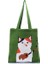 Yeşil Kedi Yoreai Kadınlar Örgü Omuz Çantaları Sevimli Ördek Bayanlar Karikatürler Çanta Casual Tote Edebi Gizli Sakli Konusmalar Yün Alışveriş Çantası Kızlar Için (Yurt Dışından) 1