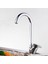 Kuğu Banyo Lavabo Musluğu Bataryası Mix Eyve Sıcak Soğuk Çift Su Girişli Çeşmesi 25 cm 5