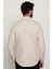 Slim Fit Pamuklu Kolay Ütü Düz Bej Erkek Gömlek 5