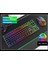 T87 Kablosuz Klavye ve Fare Seti 87 Tuşlu Mekanik Sense Klavye Oyun Faresi Rgb Şarj Edilebilir Multimedya Pc Bilgisayar Klavyesi (Yurt Dışından) 4