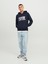 Jack & Jones Jcodust Sweat Hood Sn Erkek Lacivert Sweatshirt 12240214-Navy 2