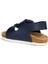 Last Metalik Unisex Bebe Lacivert Sandalet 3