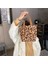 Bej Gül Moda Kadın Inek Baskı Omuz Çantaları Kadın Koltukaltı Çantaları Leopar Zebra Desen Kabarık Bez Çantalar Küçük Çantalar ve El Çantaları (Yurt Dışından) 5