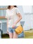 Siyah Küçük Kadın Çanta Kabuk Omuz Askılı Çanta Pu Deri Moda Katı Sarı Siyah Crossbody Çanta Bolsas Bayanlar Telefon Çanta (Yurt Dışından) 3