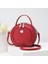 Şarap Kırmızısı Bir Tasarımcı Deri Yuvarlak Püskül Tote Çanta Kadın Çanta Omuz Çantaları Lüks Çantalar Crossbody Çanta Çanta Сумки Для Женщин Bolsa (Yurt Dışından) 1