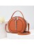Şarap Kırmızısı Bir Tasarımcı Deri Yuvarlak Püskül Tote Çanta Kadın Çanta Omuz Çantaları Lüks Çantalar Crossbody Çanta Çanta Сумки Для Женщин Bolsa (Yurt Dışından) 2