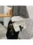 Siyah Kurbağa ile Tuval Kızlar Için Crossbody Çanta Küçük Çanta Omuz Çantası Rahat Kadın Çantası Düz Renk Kadın Messenger Çanta Kolye ile (Yurt Dışından) 4