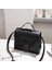 Siyah Casual Kadın Çantası Küçük Deri Crossbody Çanta 2023 Tasarım Kadın Pu Deri Çanta Tote Omuz Çantaları Messenger Bolso Mujer (Yurt Dışından) 2