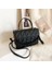 Siyah Trendy Ekose Kadın Omuz Çantası Moda Zinciri Crossbody Çanta Marka Tasarımcısı Çanta ve Cüzdanlar Küçük Flap Top Saplı Çantalar (Yurt Dışından) 1