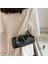 Siyah Küçük Zincir Namlu Şekilli Pu Deri Çanta Kadınlar Için 2023 Moda Yeni Kadın Lüks Tasarımcı Çanta Omuz Crossbody Çanta (Yurt Dışından) 1