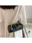 Siyah Küçük Zincir Namlu Şekilli Pu Deri Çanta Kadınlar Için 2023 Moda Yeni Kadın Lüks Tasarımcı Çanta Omuz Crossbody Çanta (Yurt Dışından) 3