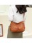 Kahverengi Kadın Çantaları Omuz Çantası Yıkanmış Deri Çantalar Vintage Omuz Crossbody Yeni Trend Klasik Messenger Paketi Kahverengi Retro Hobos (Yurt Dışından) 5