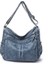 Mavi Kadın Çanta Omuz Çantası Yıkanmış Deri Çanta Vintage Omuz Crossbody Yeni Trend Klasik Messenger Paketi Kahverengi Retro Hobos (Yurt Dışından) 1