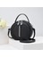 Siyah B Tasarımcı Deri Yuvarlak Püskül Tote Çanta Kadın Çanta Omuz Çantaları Lüks Çantalar Crossbody Çanta Çanta Сумки Для Женщин Bolsa (Yurt Dışından) 1