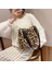 Beyaz Kış Peluş Mini Çanta Yeni Leopar Baskı Etikel Omuz Çantaları Kadınlar Için Çile Büyük Kapasiteli Kadife Shopper Koltukaltı Çantası (Yurt Dışından) 4