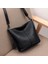 Siyah Yumuşak Pu Deri El Kadınlar Için Crossbody Çanta Lüks Çanta Kadın Rahat Omuz Çantası Tasarımcı Tote Çanta Crossbody Çanta (Yurt Dışından) 4