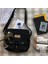 Siyah Çanta Kurbağa En Kaliteli Tuval Çapraz Crossbody Çanta Gençlik Moda Versiyonu Bayanlar Omuz Çantası Katı Kadın Postacı Çantası Rahat Okul Çantası (Yurt Dışından) 1
