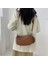 Mor Kadınlar Yumuşak Pu Deri Omuz Çantası Moda Kadın Günlük Katı Zincir Koltuk Altı Çanta Bayan Crossbody Çanta Bez Çanta 2 Adet Kompozit Set (Yurt Dışından) 2
