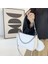 Mor Kadınlar Yumuşak Pu Deri Omuz Çantası Moda Kadın Günlük Katı Zincir Koltuk Altı Çanta Bayan Crossbody Çanta Bez Çanta 2 Adet Kompozit Set (Yurt Dışından) 4
