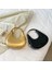 Gold-B Pu Leather Women Luxury Designer Handbag Purses 2023 Fashion Vintage Double Zipper Half Moon Crescent Hobos Shoulder Bags (Yurt Dışından) 3