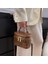 Kahverengi Omuz Çantaları Kadın Üst Moda Çanta Yüksek Kaliteli Crossbody Kare Çanta ve Çanta Bayanlar Güzel Debriyaj Çanta (Yurt Dışından) 3