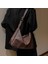 Kahverengi Lüks Tasarımcı Çanta Bez Kadın Çanta Büyük Kapasiteli Omuz Çantaları Markalar Kadınlar Için Yumuşak Pu Shopper Çantalar Crossbody Çanta (Yurt Dışından) 5