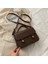 Koyu Kahverengi Yeni Moda Pu Çapraz Çapraz Çanta Basit Kadın Omuz Çantası Düz Renk Çanta Kadın Postacı Çantası Bayanlar Crossbody Çanta (Yurt Dışından) 1