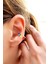 Renkli Zirkon Taşlı 925AYAR Gümüş Tarz Sıkıştırmalı Kıkırdak Earcuff Küpe 1