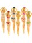 6pcs Bikini Bayan Kadın Golf Tees Aracı Top Tırnak Tutucu (Yurt Dışından) 1