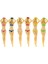 6pcs Bikini Bayan Kadın Golf Tees Aracı Top Tırnak Tutucu (Yurt Dışından) 2