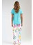 Pamuklu Kadın Kısa Kol Pijama Takım 4