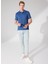 Lacivert Melanj Erkek Polo T-Shirt 4A9000000004 3
