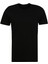 Yuvarlak Yaka Düz Siyah Erkek T-Shirt 9638 1