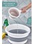 Katlanır Silikon Su Kovası Banyo Temizlik Kovası 12 Litre /cn.h.3 1