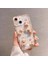 Apple iPhone 14 Uyumlu Kılıf Zebana Bear And Rabbit Silikon Kılıf Kahverengi 1
