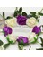 Lot Of 12 Yapay Ipek Gül Beyaz, Mor (Yurt Dışından) 4