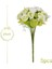 Yapay Gül Çiçekleri, 5'li Çiçek Demeti Beyaz (Yurt Dışından) 3