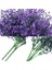 12 Set Yapay Çalı Bitki Çiçeği Mor (Yurt Dışından) 5