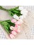 20'li Lateks Yapay Çiçek Seti Beyaz ve Pembe (Yurt Dışından) 4