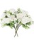 15 Adet Yapay Çiçek Ipek Şakayık Buketi, Beyaz (Yurt Dışından) 1