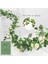 2'li Simüle Gül Çelengi Asma Yaprağı Seti Beyaz Süt, 220 cm (Yurt Dışından) 2