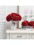 12 Adet Saplı Yapay Ortanca Koyu Kırmızı (Yurt Dışından) 3
