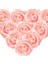 50 Adet Yapay Gül Başlık 7cm Pembe Şampanya (Yurt Dışından) 1