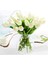 20 Adet Simüle Lale, Beyaz (Yurt Dışından) 3