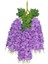 24 Adet Yapay Ipek Çiçek Morsalkım Asma Dekorasyon Mor (Yurt Dışından) 2