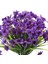 6 Adet Yapay Dekoratif Plastik Çiçek Mor (Yurt Dışından) 1
