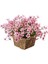 6 Adet Yapay Dekoratif Plastik Çiçek Pembe (Yurt Dışından) 3